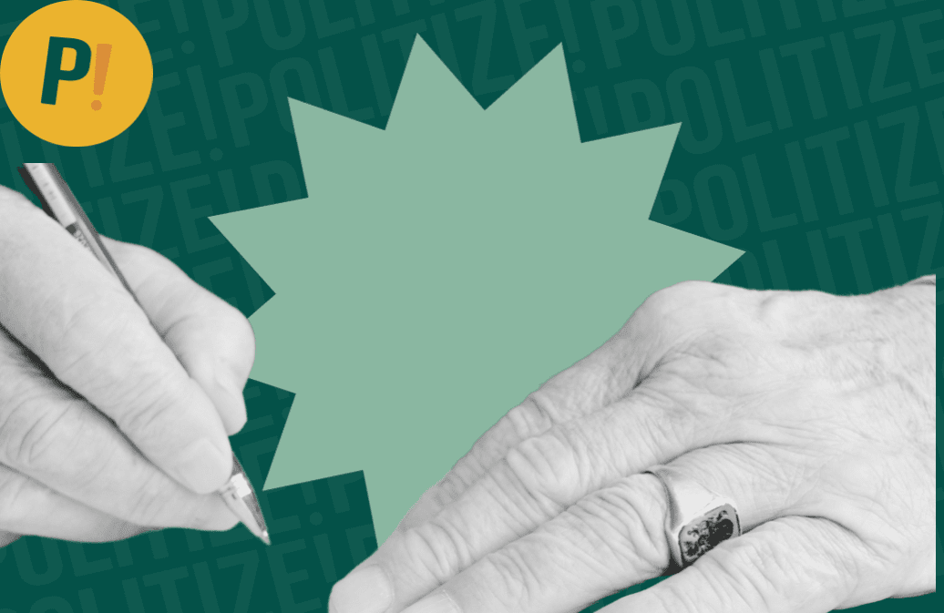 Imagen de una persona redactando una ley en representación del Poder Legislativo en México